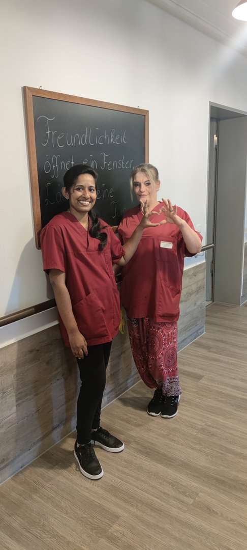 Freundliches Pflegeteam