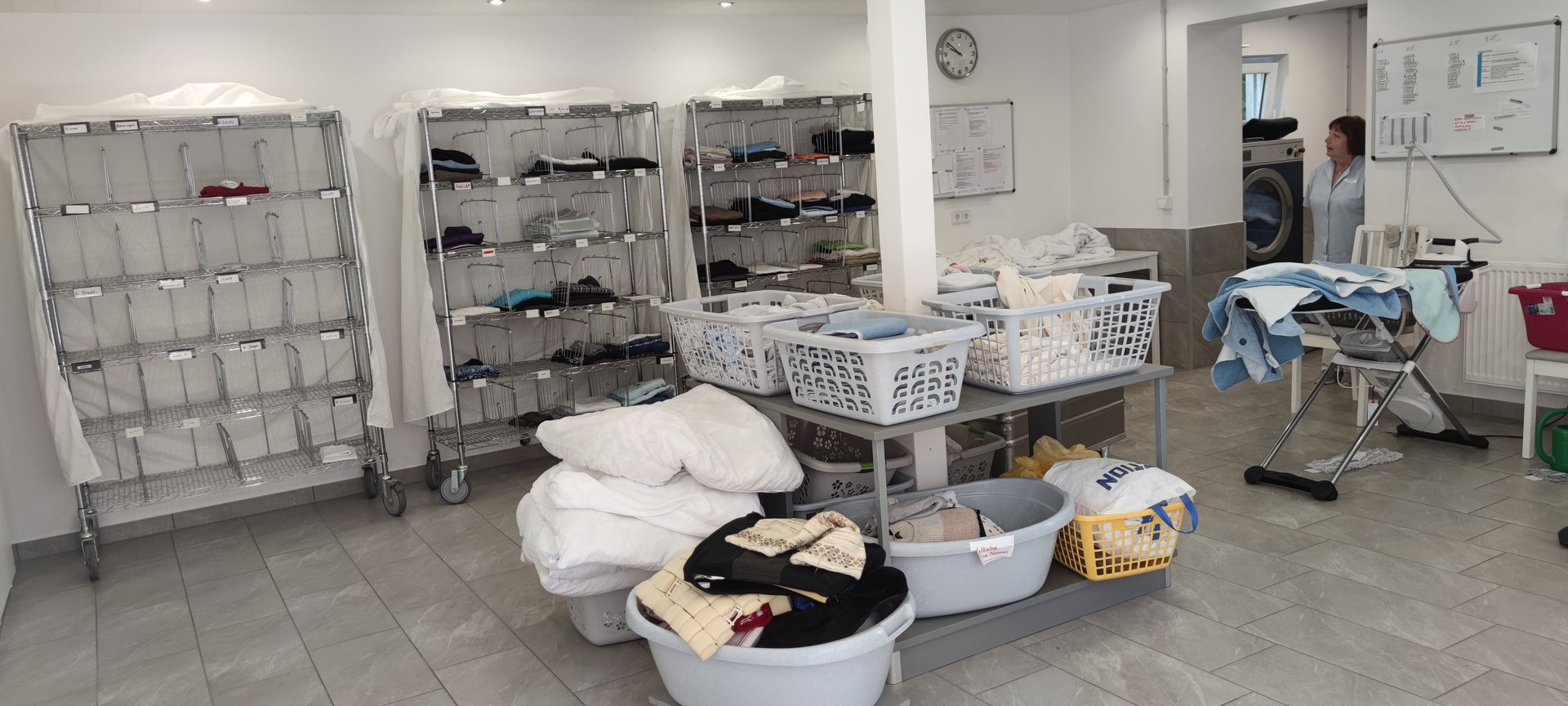 Hauseigene Wäscherei